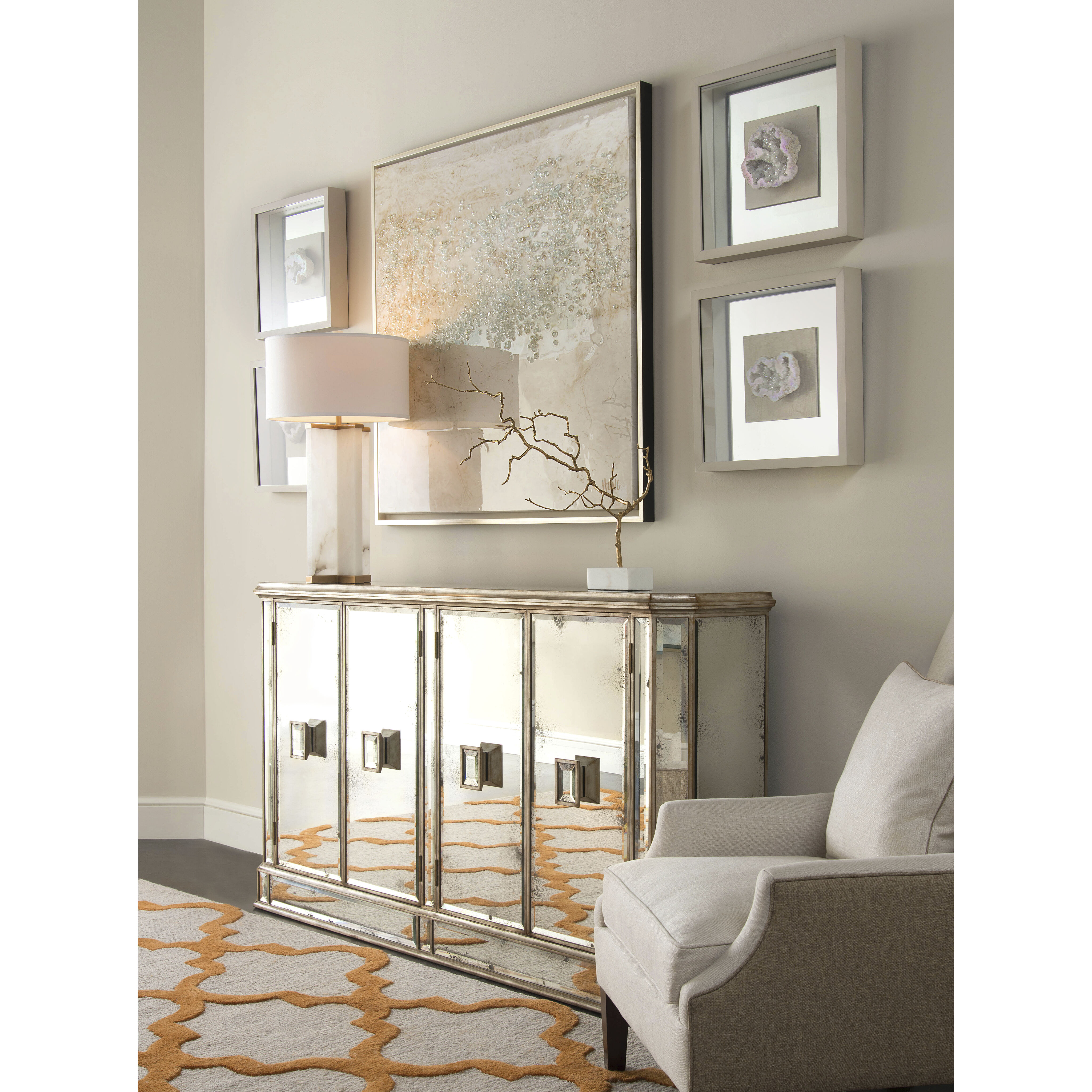 Juno Parisian silver Cabinet